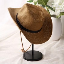 이뿌니 버클 카우보이모자 밀집모자