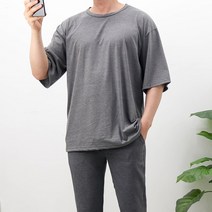 코코로맨틱 여름 무지 오버핏 반팔 티셔츠 3 color