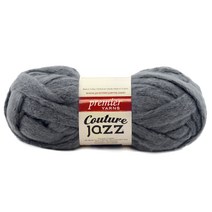 Premier Yarns 쿠튀르 재즈 뜨개실, Grey, 15m