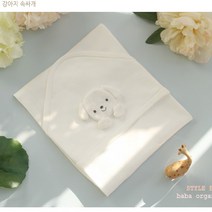 바바오가닉 유기농 속싸개 만들기 신생아 아기 이불 diy