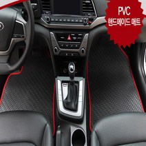 홉스 풀세트 고무 카매트 맞춤형발판, 포터2(오토/수동)(운전+조수석), 검정테두리