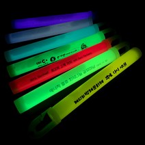 야광나라 일회용 6인치 야광봉, 화이트, 1개