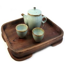 단고재 청자 주전자형 2인 다기 / 티포트 찻잔 다도교육 술주전자 차주전자