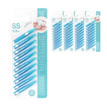 오죤 슬라이드 치간칫솔 I형10P SS (0.8mm), 5개, 10p