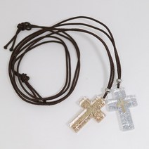 1324몰 반짝이십자가목걸이 십자가목걸이