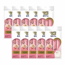 팬시피스트 퓨레키스 참치 퓨레 플레이크맛 10팩 파우치, 1개