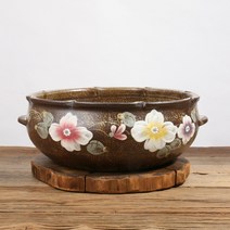 비채 분청 야생화 수반, 분청야생화수반
