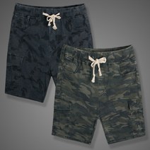 남자 허리밴딩 카모 5부반바지 JN96