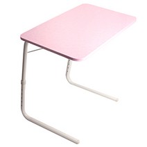 도매짱 자유자재 높이각도 조절 간이책상 접이식테이블 노트북거치대, E.베이비핑크