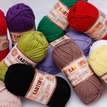 [앵콜스] 메리노울 카르토푸 8ply (10볼묶음) 뜨개실 털실, 1004 차콜찐그레이 (★10볼묶음)