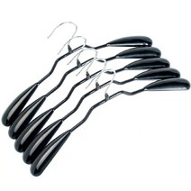 실리콘코팅 쇠고리 옷걸이 흘러내림방지 논슬립 의류 매장용 튼튼한 실용적인 가정용 옷걸이, 남쇠고리옷걸이43cm, 1개