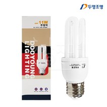 두영조명 삼파장 전구 11W E26 EFTR11EX, 전구색