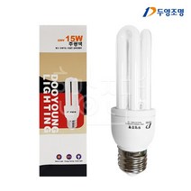 두영조명 삼파장 전구 15W E26 EFTR15EX, 전구색