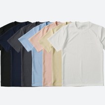 코코로맨틱 쿨 엠보싱 라운드 반팔 티셔츠 7 color