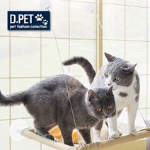 고양이 윈도우 해먹 창문해먹, [C]사각 윈도우 해먹