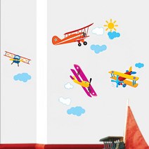 현대시트 케이알인터내셔날 하늘을 품은 아이방 자녀방 꾸미기 데코시트지, 02_SS-58223 꿈의 비행