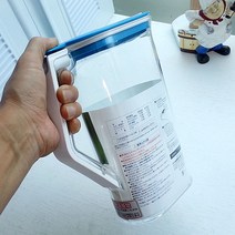 일본 펄라이프 냉장고물병 2L (블루) 물통 생수통