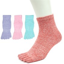 여성 에스원 숙녀연사 발가락양말 5켤레