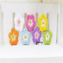 미니 매화꽃자수 아플리케/자수와펜/꽃자수/전통자수, 하늘
