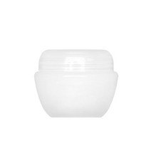 [화장품용기] 플-단지형크림용기(반투명) 30ml, 15개, 단지형크림용기(반투명) 30ml