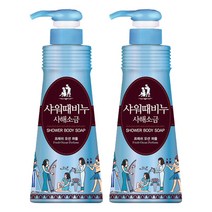 무궁화 샤워때비누 사해소금 500ml, 2개