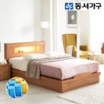 동서가구/착불 테르티 LED SS침대(9존독립) DF910545, 그레이