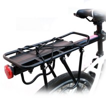 코아브 자전거 후미등 대형 짐받이 블랙, 1개