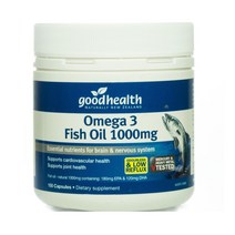 Good Health 뉴질랜드 정품 굿헬스 오메가3 피쉬오일 1000mg 150캡슐, 1개