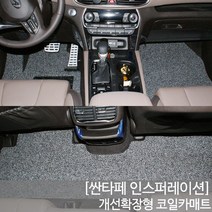 SUNCARMAT 싼타페인스퍼레이션 싼타페TM 확장형 코일매트 좌석트렁크, 싼타페TM-트렁크매트(7인승-1p)-그레이, 현대