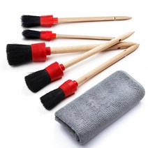 오토믹 자동차 셀프 세차 브러쉬 디테일링 세차솔 6종 풀세트 브러쉬세트, 1개