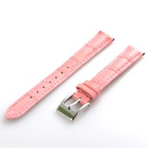 [SWISS COVER] Pink 악어 14mm 가죽밴드