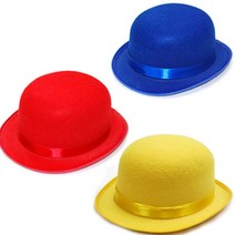 뮤지컬모자 파티소품 중절모 행사모자 유치원모자, 뮤지컬모자(블루)