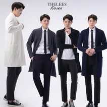 THELEES NKTNC803_남성 오픈 숄 롱 니트 가디건