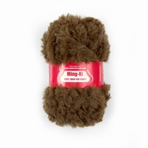 [앵콜스] 밍키실 MingKi (FUR) 인조밍크실 뜨개실 털실, 104 코코아