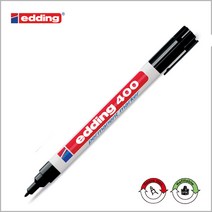 에딩 유성마카e400 1mm 리필팁교체가능 잉크충전가능, S507381-01흑색