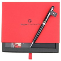 스위스와그너 볼펜 PRESTIGE 무료이니셜각인, SW-PR-BK/C(블랙/크롬)