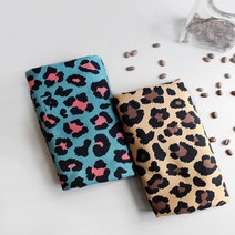 천고아 면20수원단] 레오파드 2color, 베이지