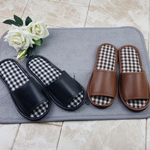 홀렌 체크레자 거실화 10족 묶음