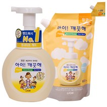 아이깨끗해 순 핸드워시 용기+리필, 1세트, 850ml