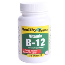 매이슨네츄럴스 헬시 센스 비타민 B-12 타블렛 글루텐 프리 무설탕, 30개입, 1개, 30정