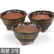 미니화분 3개세트 MP607 / 다육화분 화분 다육이화분 토분 토기 선인장 도자기화분 옹기화분, 21_한성_화분(MP105)(3개세트)