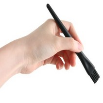 다용도 정전기방지 먼지제거 블랙브러쉬 폭1.5CM 길이15CM, CS-BB655, 1개