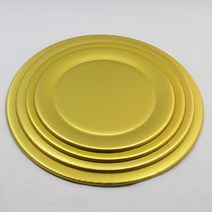 중앙패키지 케익받침 2호, 원형금색, 50개