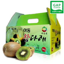 하동참다래 매실농원 그린키위(참다래), 1box, 5kg (대 )51-59개