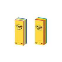 3M 포스트잇 큐브 노트 CT-613, 형광5색, 1개