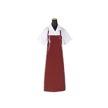 에이앤지 양면코팅 방수앞치마 중, 갈색, 1개