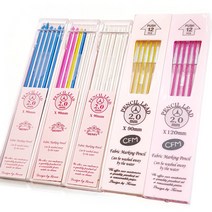 쏘잉스타 2.0mm 샤프초크 (리필심) 페브릭펜슬 5종류, 핑크