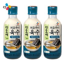 산들애 처음부터 멸치다시마육수 조미료, 525g, 3개