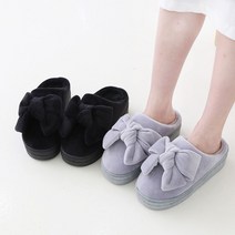 포브 통굽 털슬리퍼 털신 방한화 모모리본