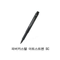 파버카스텔 PITT 아티스트펜SC 블랙 1개, 1색